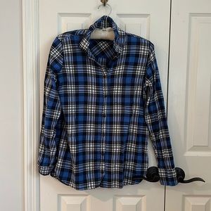 j. crew factory plaid button down